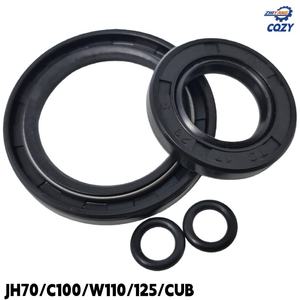 Jialing ชุดซีลน้ำมันมอเตอร์ JH70/CD70 C100อะไหล่รถจักรยานยนต์สำหรับฮอนด้าอันเดอร์โบน/ลูกบาตอนนี้70 100ชุดซ่อมกระบอกซีลน้ำมัน - Product Image 1