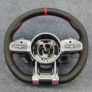 Volant en cuir suédé complet pour <span class=keywords><strong>Mercedes</strong></span> Benz AMG W204 W205 W211 W203 W212 W176 W213 Cla W210 W124 W177 W221 - Product Image 6
