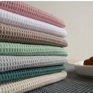 Wholesale Ultra Soft Absorbent Quick <b>Drying</b> Kitchen Hand Dish <b>Cloths</b> Cotton Waffle Weave Towels for Cleaning - Product Image 3