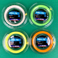 Cordage de badminton authentique VICTOR VBS-70 RL, bobine de 200 m, haute durabilité, nylon 0,70 mm, sensation moyenne, bobine en vrac, fabriqué au Japon