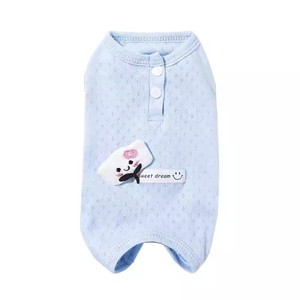 Ropa Transpirable para Mascotas, Bata Quirúrgica para Gatos, Diseño Animal Azul, Traje Postoperatorio para Esterilización - Product Image 5