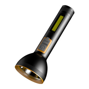 Lampe latérale Cob en alliage d'aluminium, lampe de poche 5W rechargeable, haute intensité, portable, pour usage extérieur et domestique, avec chargeur - Product Image 4