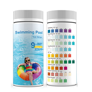 Bandelettes de <span class=keywords><strong>test</strong></span> d'eau 9 en 1 pour <span class=keywords><strong>piscine</strong></span>, spa et jacuzzi, <span class=keywords><strong>test</strong></span> d'oxyde actif, de sodium et de <span class=keywords><strong>sel</strong></span> - Product Image 2