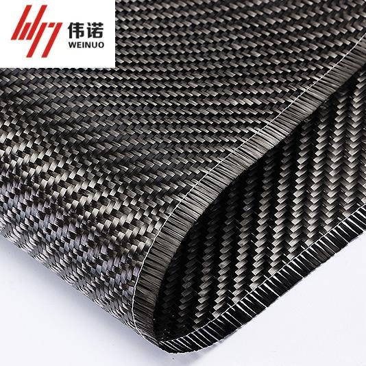 Factory Wholesale High Strength 6k 320gsm Plain Twill Carbon Fiber Woven Fabrics