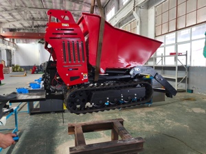 Minidumper Hidráulico de Gasolina de Cuatro Ruedas de Acero Industrial Chino 2026 con Certificación CE EPA, 500 kg, con Cargador, Carretilla y Herramientas OEM - Product Image 5