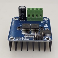 Module de commande de moteur de voiture intelligent haute puissance BTS7960 avec contrôle de limitation de courant 43A et refroidissement semi-conducteur