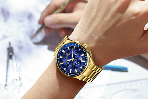 Reloj de Lujo Reward 813150M de Cuarzo Multifuncional, Resistente al Agua, con Calendario, Luminoso, Cronógrafo, para Hombre - Product Image 5