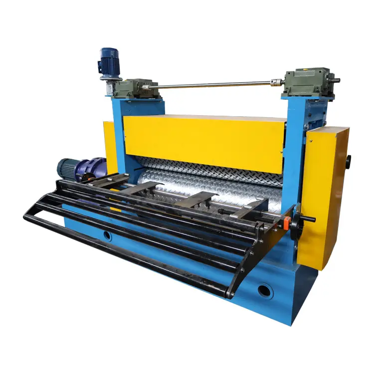 Mesin cetak timbul pelat baja tahan karat otomatis mesin pembuat ubin untuk pembuatan dan pembuat timbul baja tahan karat