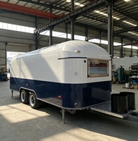 Camion de restauration mobile personnalisé avec four à pizza, remorque mobile pour crème glacée et camion de vente de tortillas de maïs