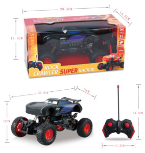 Camion RC 4x4 télécommandé avec coque en PVC, voiture RC tout-terrain, voitures télécommandées à grande vitesse, jouets de course RC - Product Image 4