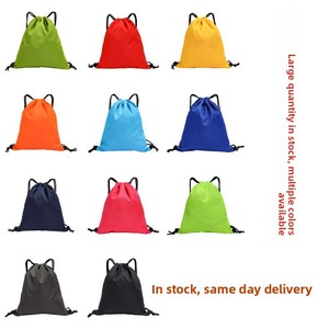 Mochila con Cordón Ajustable Impermeable Personalizada de Fábrica, Bolsa Deportiva de Gran Capacidad con Bolsillo con Cremallera para Gimnasio, Fitness y Baloncesto - Product Image 2