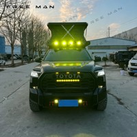 Camper pour camionnette Toyota Tundra, modèle pop-up en aluminium, quatre saisons, résistant à la neige et au vent, grand espace