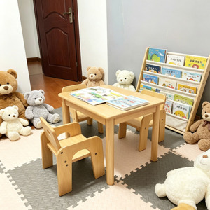 Mesas y Sillas de Madera Montessori, Muebles de Alta Calidad y Duraderos para Interiores, para Preescolar y Jardín de Niños - Product Image 2