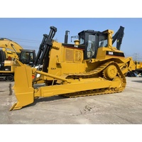 Bulldozer d'occasion CAT D8R 38 tonnes à faible bruit pour opérations en carrière de calcaire multi-terrains, avec moteur, pompe et roulement, puissance 228 kW