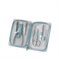Ensemble de manucure et pédicure MJL Professional 7 pièces de luxe 3 en 1, pour tous les âges, portable, durable, en acier inoxydable, emballé dans une boîte