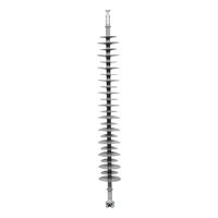 Aislante Compuesto de Alto Voltaje para Exteriores, Aislante de Suspensión de Polímero de Varilla Larga, Modelo FXBW-110/120 de 110kv, Corriente Nominal