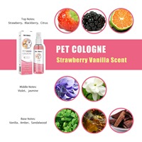 Spray Parfum Écologique pour Animaux 100ml Sans Parfum Type Décomposable Élimination Longue Durée des Odeurs Soin de Toilettage pour Chiens & Chats