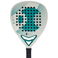 Raquette à pagaie professionnelle en fibre de carbone de conception OEM 3K/12K/18K raquettes de padel à puissance de rotation élevée supérieure avec prise en EVA prix d'usine