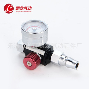 ตัวควบคุมลมแบบนิวแมติก Zhaolong รุ่น CLQD2019 บารอมิเตอร์ 0.2-0.35Mpa สำหรับลมอัด - Product Image 1