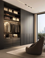 Armoire de dressing sur mesure, design moderne et luxueux, écologique, durable, résistante à l'humidité, en acier inoxydable pour la maison