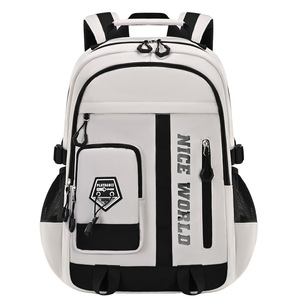 Student <b>Backpack</b> 18 In Multiple Pockets <b>Large</b> <b>Capacity</b> School Education Unisex Lightweight Casual Shoulder Bag - Product Image 1