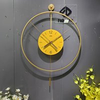 Horloge murale moderne à pendule 60x92cm, grande taille, pour dropshipping, décoration murale en métal, pour la maison, vente en gros DDP