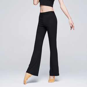 <span class=keywords><strong>Pantalones</strong></span> Casuales de Algodón Modal, <span class=keywords><strong>Pantalones</strong></span> de Yoga y Danza con Corte Acampanado - Product Image 2