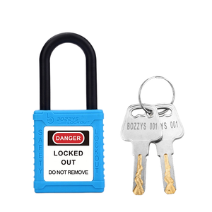 Histay Cadenas de sécurité en plastique durable de 38mm avec manille en acier Clé antivol Manière de déverrouillage - Product Image 2