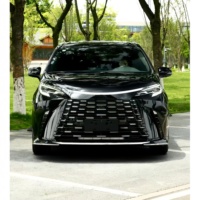Vente en gros directe d'usine, kit carrosserie complet de style Lexus LM, pare-chocs avant pour Toyota Sienna Gravita 2021 2022 2023 2024