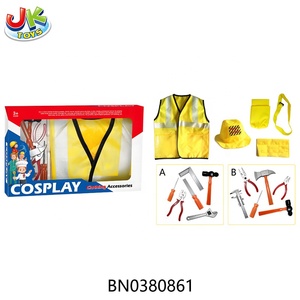 Ensemble d'uniformes de police Cosplay Jouet de jeu de rôle pour enfants avec casquette de policier et vêtements pour garçons et filles - Product Image 5