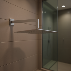 Cabezal de ducha cuadrado de pared de 30 x 30 cm con brazo para baño - Product Image 3