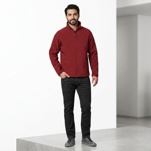 Chaqueta de Senderismo Softshell con Capucha, Impermeable y Transpirable para Hombre, Ligera, de Algodón, para Aventuras Otoñales - Product Image 1