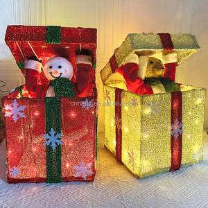 Déstockage Usine : Nouveauté Populaire – Jouet Musical Teddy Pop, Ornements de Noël Animés, Boîte Cadeau Électrique Lumineuse, Écologique, Livraison Rapide - Product Image 4