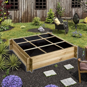 <span class=keywords><strong>Jardinière</strong></span> de fleurs en bois surélevée en bois avec doublure - Product Image 4
