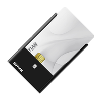 Lecteur de carte intelligent mobile avec puce BLE 4.2 et interface USB Type-C pour Win/Linux/Mac/Android/iOS - BR301BLE C45C