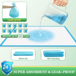 Alfombrillas de Entrenamiento para Perros de Bajo Costo, Impermeables, para Orina, Desechables, 80x60 cm - Product Image 6