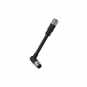 산업용 IP67 방수 M8 A/B 코드 직각 패널 마운트 소켓 브래킷 2/3/4/5/6/8 핀 M8 원형 와이어 하네스 - Product Image 1