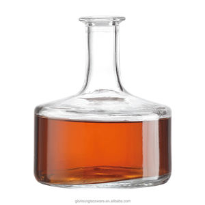 Botol Wiski Kaca Kristal Putih Bebas Timbal Langsung dari Pabrik, Bentuk Silinder, Leher Lebar, Alas Tebal, Botol Spirit Kosong 700ml <span class=keywords><strong>750ml</strong></span> - Product Image 6