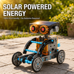 Kit de robot solaire STEM 29 en 1, 205 pièces, jouets éducatifs scientifiques à construire soi-même pour enfants, garçons, véhicule spatial, <span class=keywords><strong>bateau</strong></span> - Product Image 3