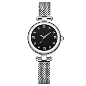Montre à quartz de luxe pour femme, nouvelle montre-bracelet OEM étanche en acier inoxydable, tendance et élégante pour affaires - Product Image 5
