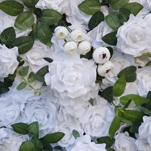 Mur de fleurs 3D enroulable à stabilité accrue pour décoration de mariage, intérieur et extérieur - Product Image 5