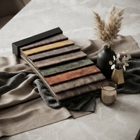 Tissus d'ameublement professionnels chinois en velours gaufré tricoté imperméable pour canapés, accessoires textiles de maison en velours hollandais
