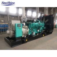Groupe électrogène diesel silencieux SinoShine 100KVA avec capot insonorisé, triphasé, avec ATS (démarrage automatique), 400V, pour usage industriel
