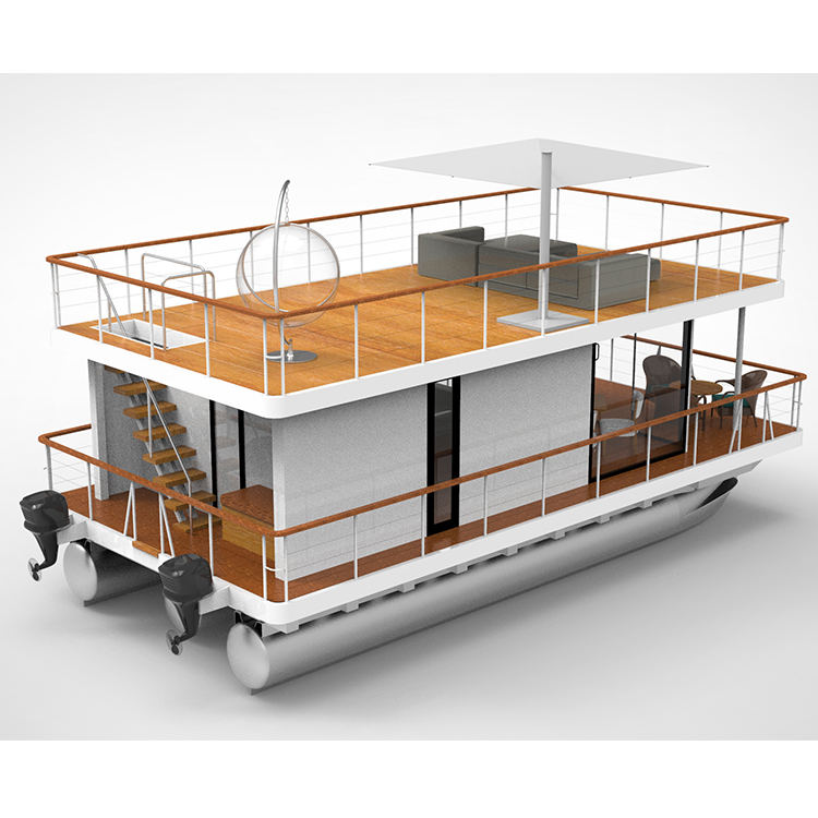 Новый список плавучий дом корпус лодки класса люкс Симпатичные ботики алюминиевая лодка отдых на воде по индивидуальному заказу Allroad HB-1190 CN;SHN