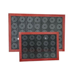 Macaron en fibre de verre antiadhésive perforé résistant à la chaleur personnalisé tapis de cuisson en silicone doublure de four - Product Image 6