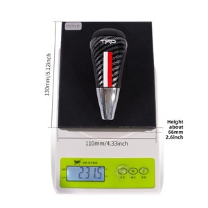 Universal Carbon Fiber &amp; Leather Gear Shift Knob for Honda Toyota Modified <strong>Car</strong> <strong>Accessories</strong> <strong>in</strong> Stock Discount - Product Image 2