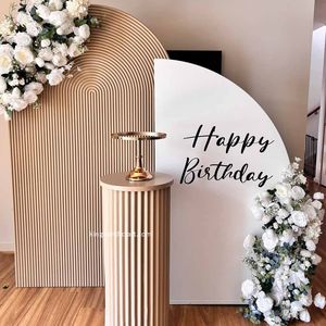 Nuevo Pedestal de Exhibición de Madera Moderno y Elegante para Eventos |   Soporte de Decoración para Mesa de Pastel y Arreglos Florales - Product Image 2