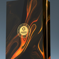 Boîte d'emballage de parfum de luxe personnalisée avec design sur mesure, boîte à rabat en résine UV, coffret de parfum, MOQ 3000 pièces, marque JDL personnalisée