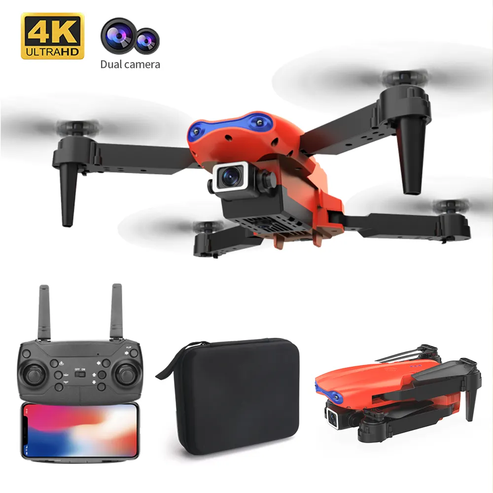 Quadcopter UAV 2.4G RC Pocket K3 Drone Portable E99 max 4K Drones with HD Single/Double Camera E99 max