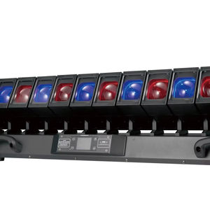 Projecteurs de scène à tête mobile 12*60W, faisceau RGBW, zoom, événements, KTV, source LED, corps de lampe en aluminium, contrôle DMX DMX512, hôtels, DJ - Product Image 1